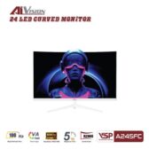 Màn 24in Cong AiVision A245FC FHD - VA - 100Hz - Trắng