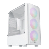 Case NYX air lướt (mATX) trắng Sẵn 3 FAN
