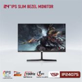 Màn VSP 24in IP2407S 100HZ IPS - 1ms - Đen