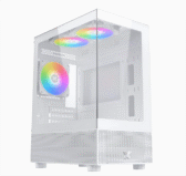 Case Bể Cá Endorphin M II Arctic 3F (mATX) - Trắng - Sẵn 3 Fan