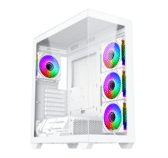 Case Xigmatek Blast 4GF Sẵn 4 Fan vô cực (ATX) - Trắng