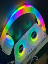 Tản CPU AIO Ống LED 240 - Có ARGB 5v Mikoto - Trắng