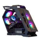 Case Gaming Stars ROG (mATX) - Không LED - Đen