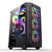 Case Cooler Plus CPC-EB02 (E-ATX) Chuyên Dual Xeon - Sẵn 3 Fan - Màu Đen